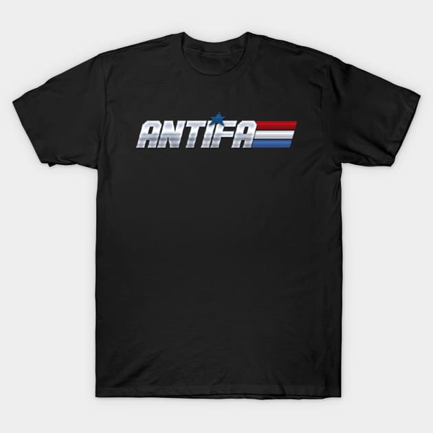 Antifa: Real American Heroes T-Shirt by UnlovelyFrankenstein